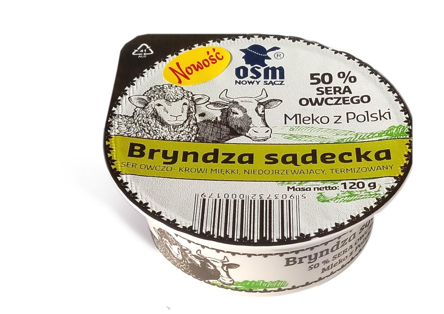 BRYNDZA SĄDECKA 120 G 50% OWCZA